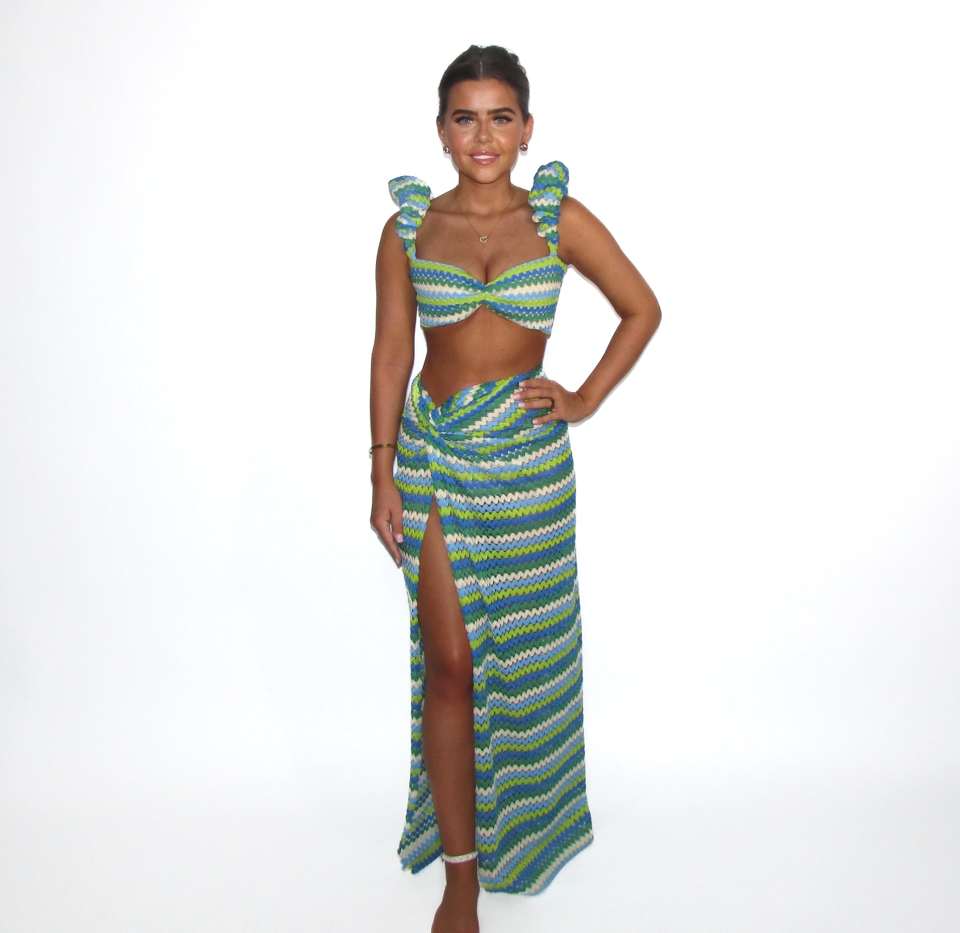 Zig zag knot skirt ONLY